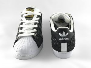 Adidas Superstar Personalizzate Glitter Degrade Mirror