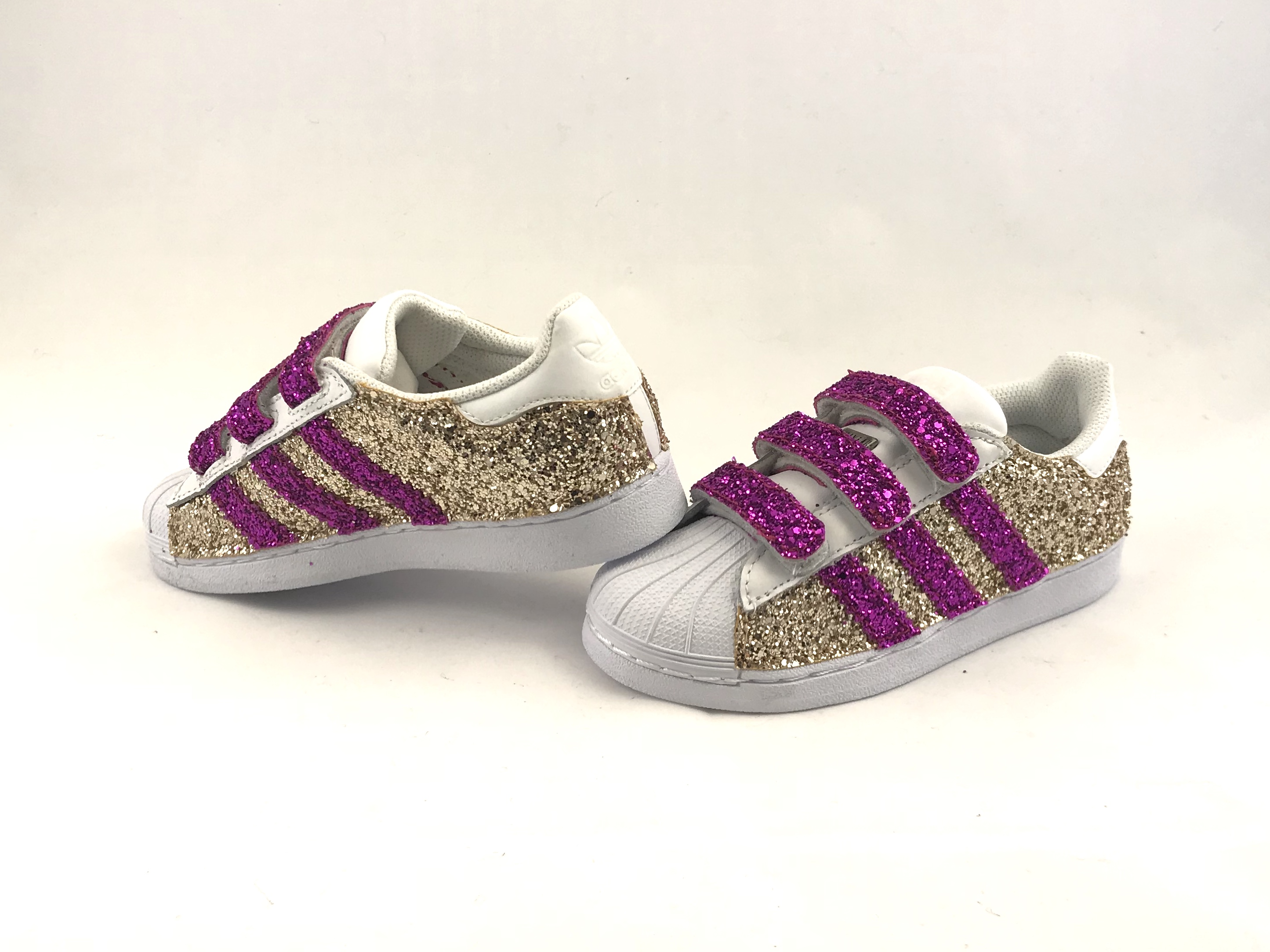 Adidas Superstar Custom Bambino Glitter | Lillylab scarpe personalizzate