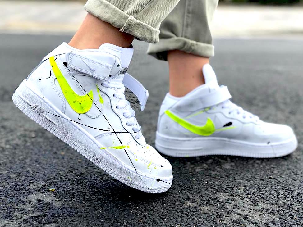 air force 1 giallo fluo