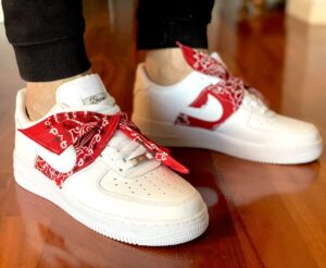 custom red af1