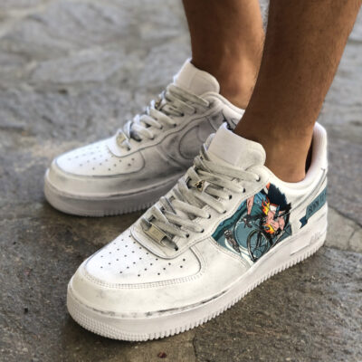 Nike Air Force One Custom Baffo Goccia Lillylab Scarpe Personalizzate