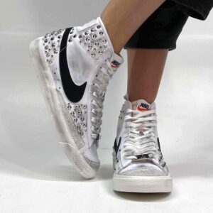 Nike Blazer Customized Borchie Strass LLab Scarpe Custom